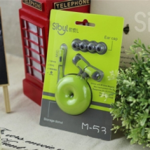 [1160]WE - หูฟัง Sibyl รุ่น M53*3.5mm พร้อม Mic รองรับทุกรุ่น Donut#สีเขียว-เทา