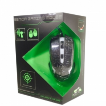 [790]S1 - Senior Gaming Mouse 6D สีดำ #ไฟเปลี่ยนสีได้ #เคอร์เซอร์นิ่ง #ทนทาน กล่องสวยงาม (1M)