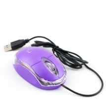 [475] - USB Optical Mouse Primaxx - สีม่วง # เคอร์เซอร์นิ่ง (Promotion)